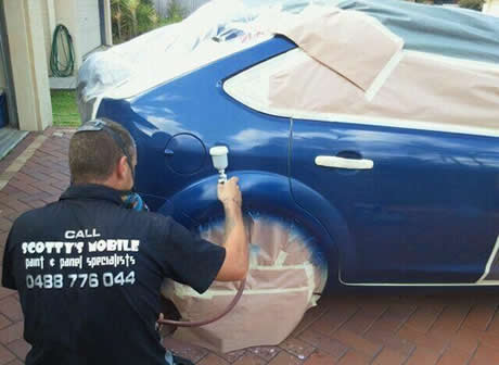 scotty spray painting